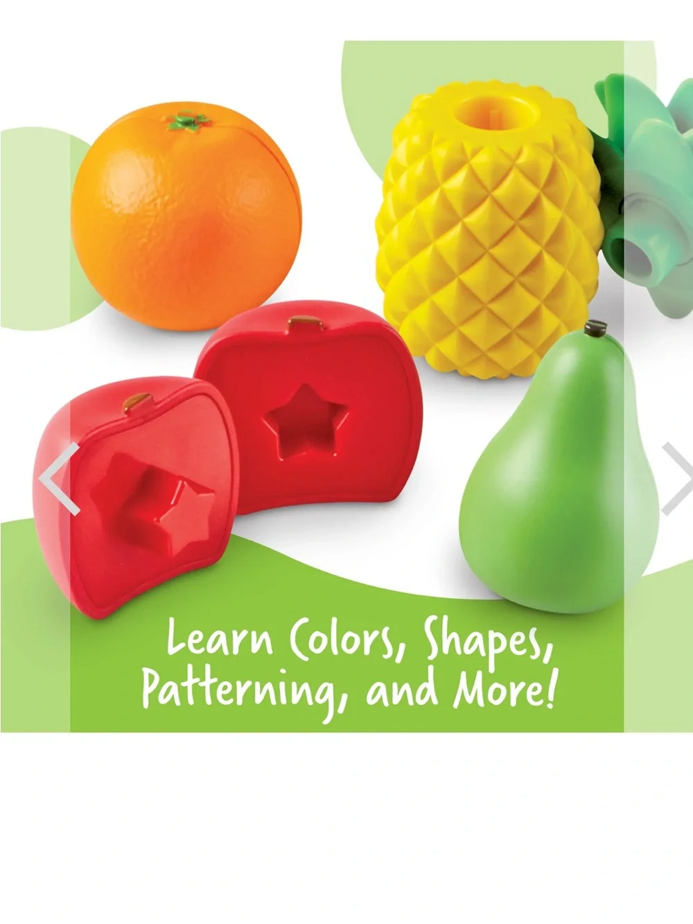 Learning Resources Snap-n-Learn Fruit Shapers